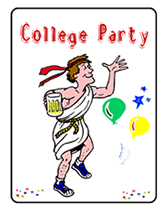 Free Printable College Party Invitations