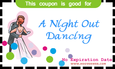 free a night out dancing coupon