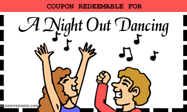 free coupon a night out dancing
