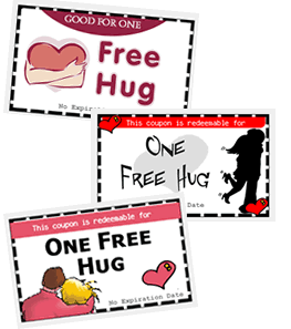 printable free hug coupons