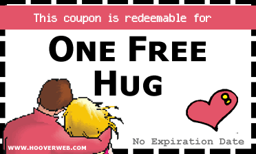 free hug coupon
