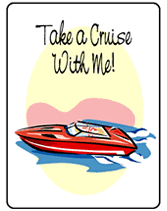 take a cruise with me  invitations