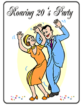 20's Theme Party Invitations
