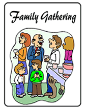 free family gathering party invitations