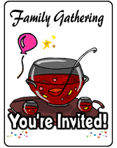 free family gathering party invites