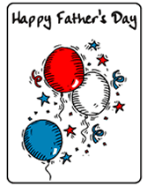 wishing you a happy fathers day greeting card