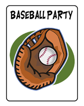 baseball printable party invitations
