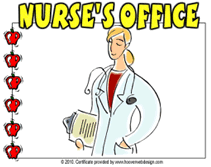 free nurses office pass template to print