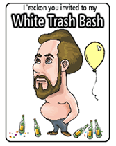 beer belly white trash bash party printable White Trash Bash party invitations