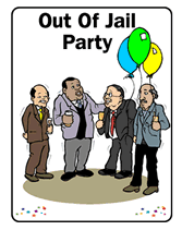 get out of jail party invites