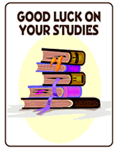good luck on your studies
