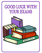 good luck with your exams