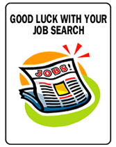 good luck with your job search