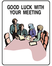 good luck with your business meeting