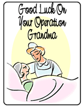 good luck grandma greeting cards