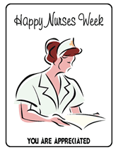printable happy nurses week greeting card 