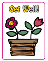 get well greeting card printable