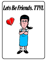 lets be friends printable greeting card
