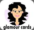 printable glamour greeting cards