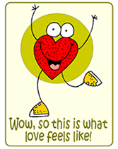 wow, so this is what love feels like printable greeting card