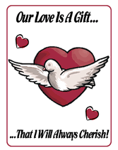 Love is a Gift printable greeting card