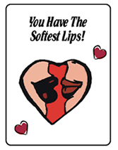 you  have the softest lips printable greeting card
