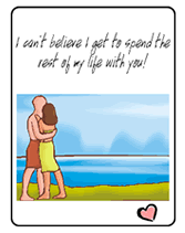 spend the rest of my life printable greeting card