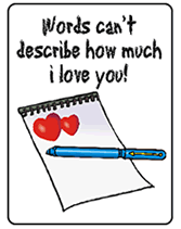 words can't describe how much i love you printable greeting card