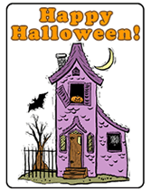 Halloween greeting cards