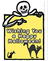 Halloween greeting cards