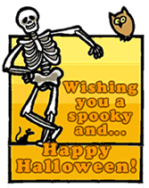 Halloween greeting cards