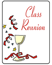 class reunion party invitations