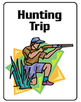 free printable hunting trip invitations
