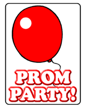 prom after party invitations