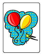 2 Balloons Party Invitation