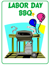  labor day bbq party invites