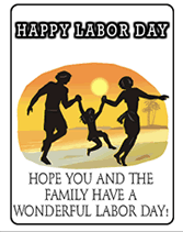 Printable Labor Day Greeting Card
