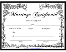 victorian free printable marriage certificates