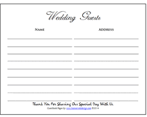 printable wedding guestbook pages