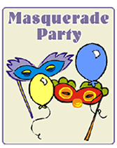 Masquerade party invitations