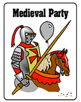 printable medieval party invitations