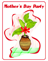 mothers day party invitations