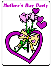 mothers day party invitations