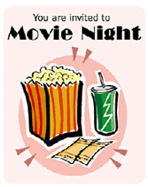 Movie Night Free Printable Invitations Templates