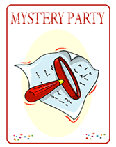 Free Mystery Party Invitations
