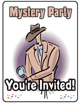 Printable Mystery Party Invitations
