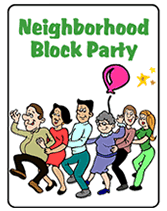 Neighborhood Block Party Invitations
