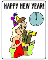 new year greeting cards