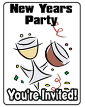 new years eve party invitations