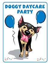 printable doggy daycare party